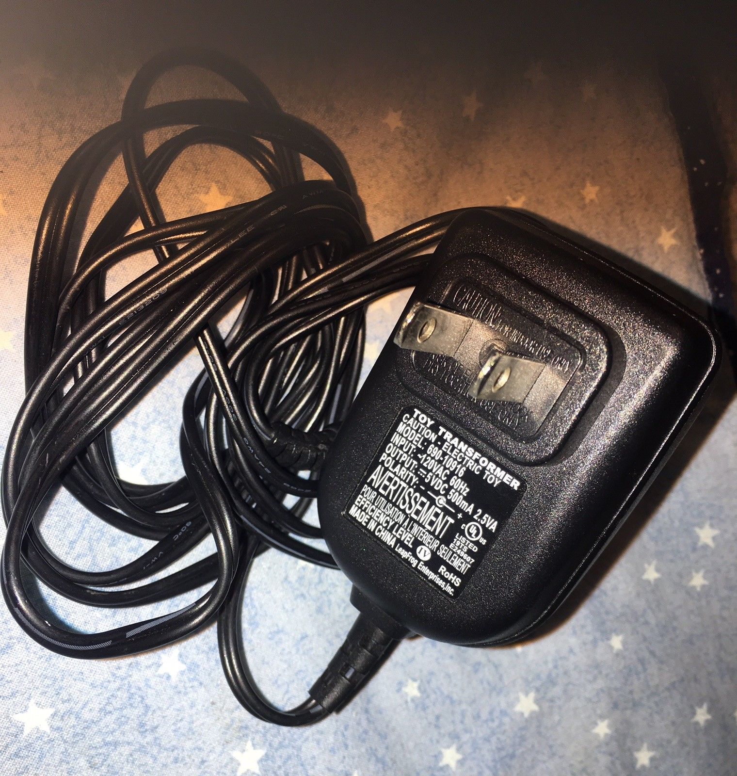 *100% Brand NEW* Toy Transformer 5VDC 500mA 2.5VA DC Model 690-10916 (A154) AC Adapter Power Supply Free shipp - Click Image to Close