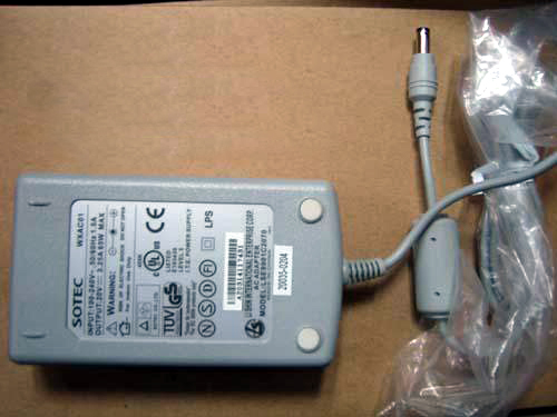 SOTEC WXAC01 19V 3.42A 65W AC Adapter Power Supply with Power Cord Brand New - Click Image to Close