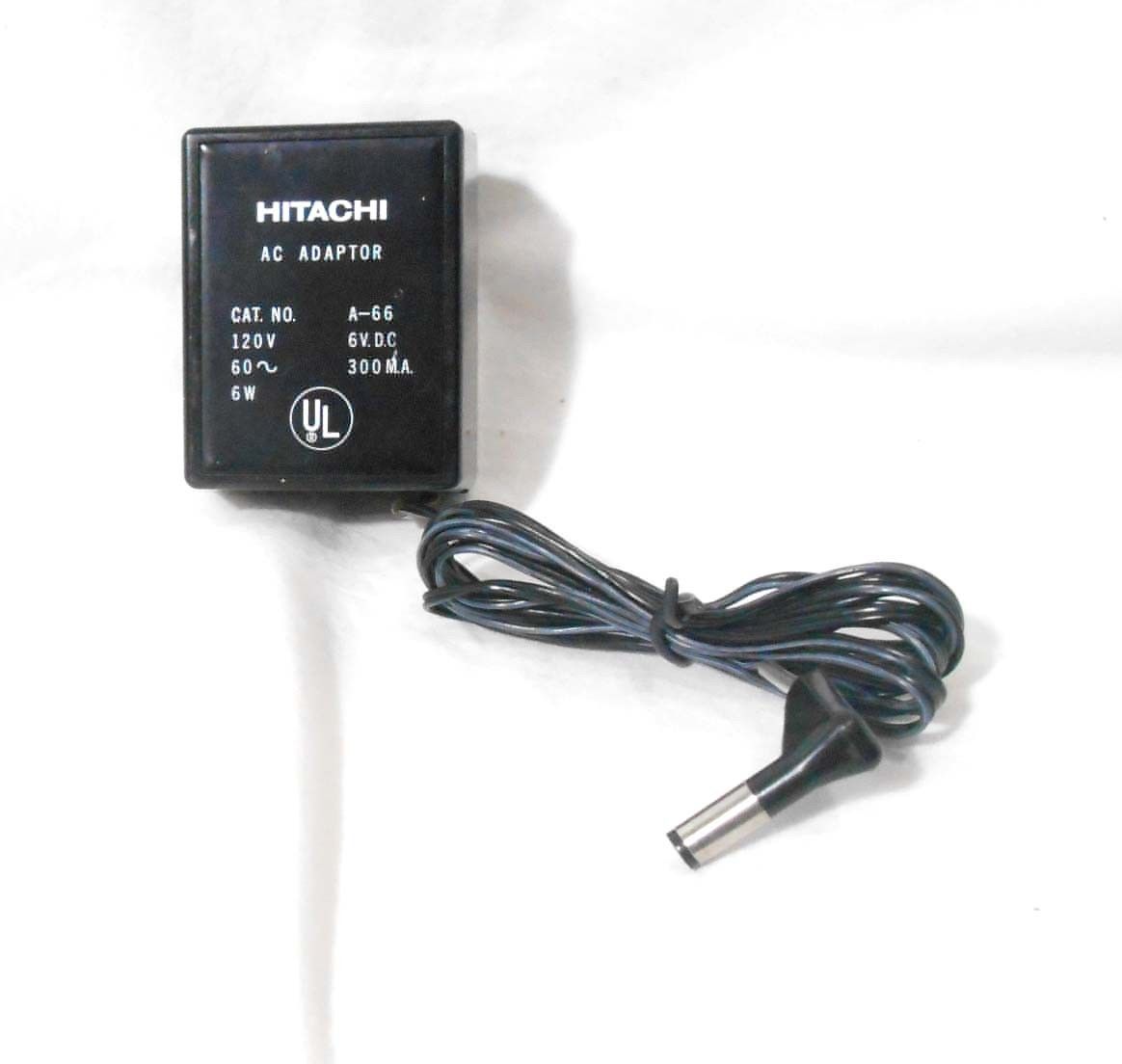 *Brand NEW* Hitachi 6VDC 300mA Model A-66 Plug In Wall AC Power Supply Adapter Free shipping!