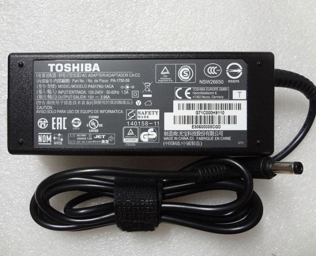 Genuine Original 19V 3.42A 65W Toshiba Satellite L650 L655 L750 L755 AC Adapter Charger Power Supply Cord wire - Click Image to Close