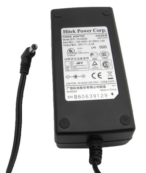 Hitek Power PLUS220 808112-001 AC Adapter 20V 2.5A 50W Power Supply Charger