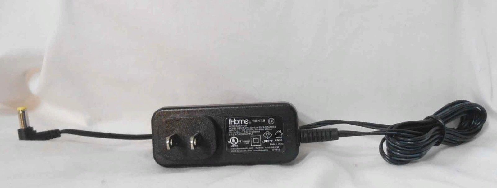 *Brand NEW* iHome 7.5V KSS18-075-2000U/KSS18-075-2000J AC/DC Adapter with Ferrite Free shipping!