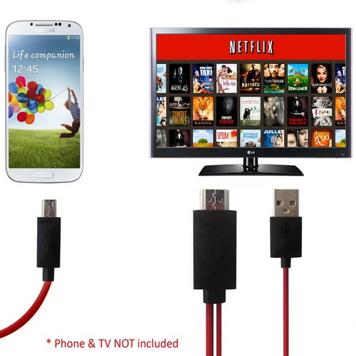 New Micro MHL to HDMI HDTV Adapter 11 Pin Cable for Samsung Galaxy S3 III