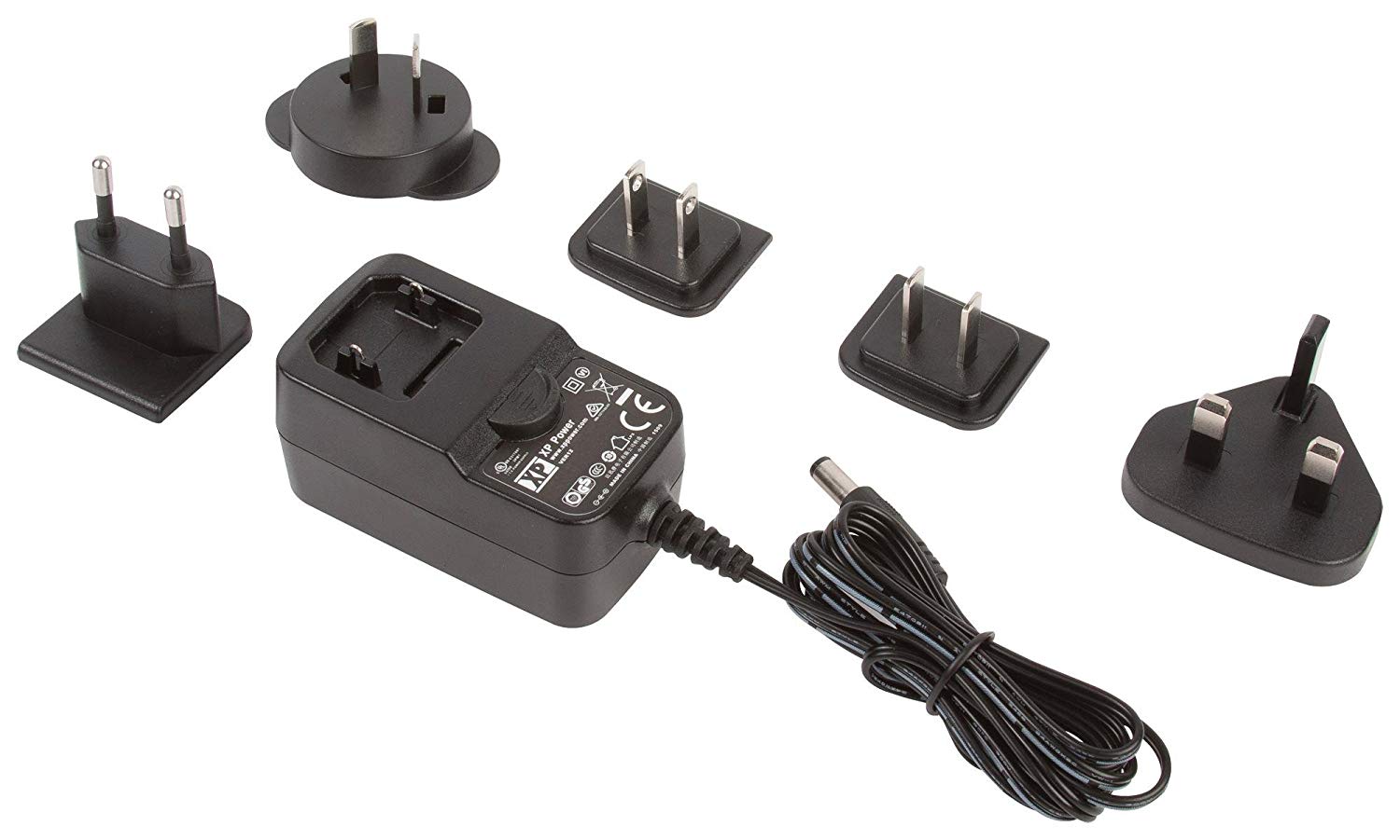 New XP Power VER36US180-JA 18V 2A MULTI PLUG AC ADAPTER 5.5*2.1mm Barrel plug