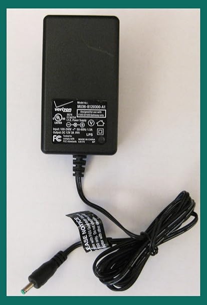 Verizon FiOS G1100 AC1750 Gateway Modem Router Original Power Supply AC Adapter Connector Type Proprietary Co