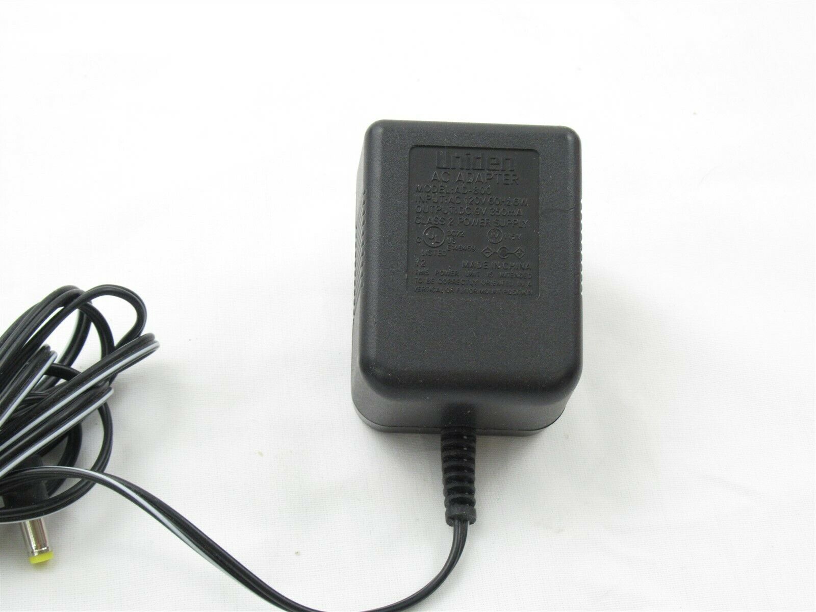 Genuine Uniden (AD-800) 9V 350mA 6W 60Hz AC Adapter Power Supply Charger Only Genuine Uniden (AD-800) 9V 350m