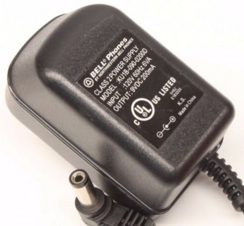 Bell KU1B-090-0200D AC DC Power Supply Adapter Charger Output 9V 200mA Brand: Bell Type: Adapter MPN: D